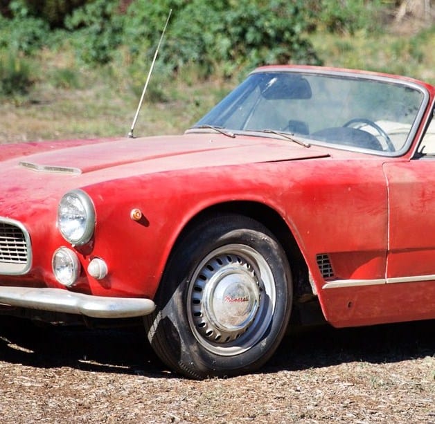 Musty Maserati ‘barn find’ heads for Gooding Scottsdale auction
