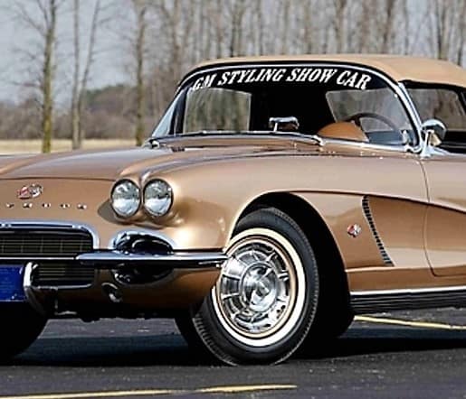 Unique ‘Gold Corvette’ headed for Mecum’s Indy auction