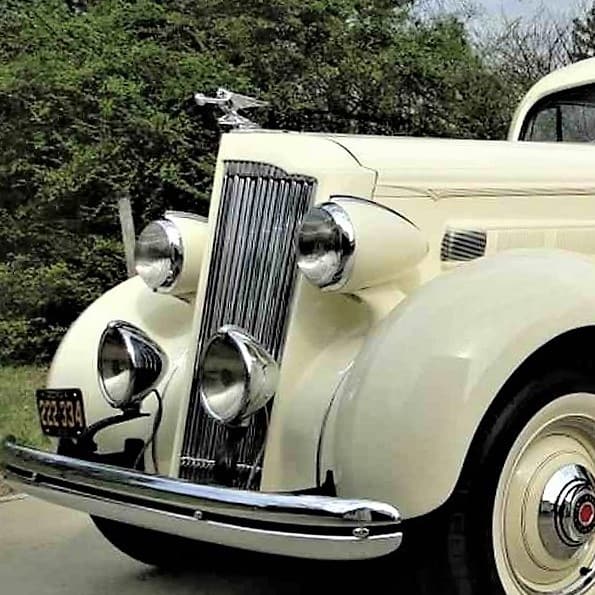 1936 Packard 120 rumble-seat coupe