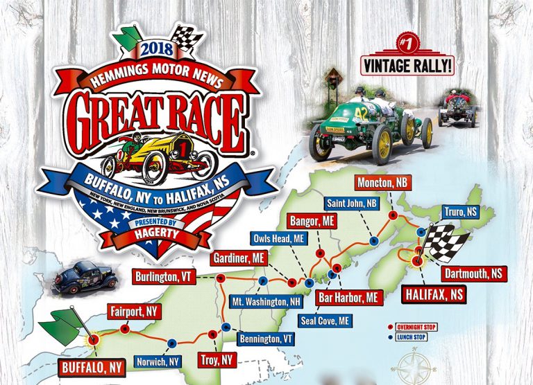 The Great Race 2018 set to travel from Buffalo to Halifax | ClassicCars
