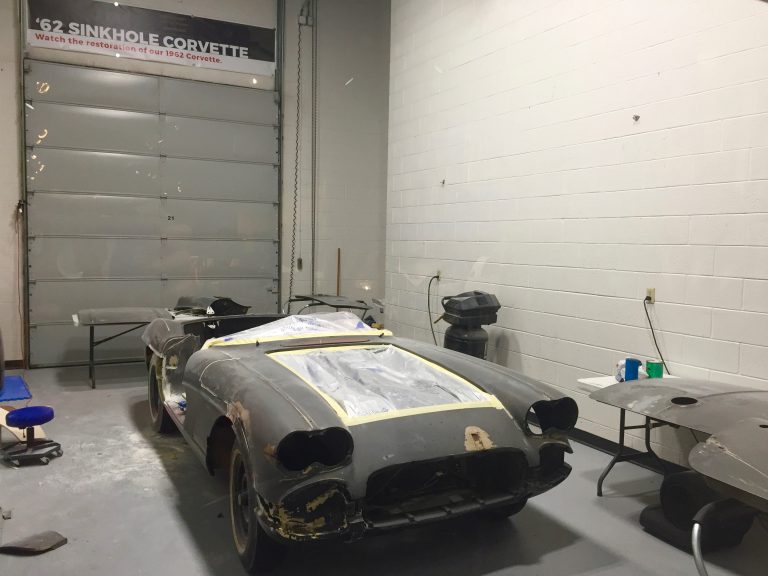 Corvette museum plans to complete last sinkhole car’s restoration by fourth anniversary