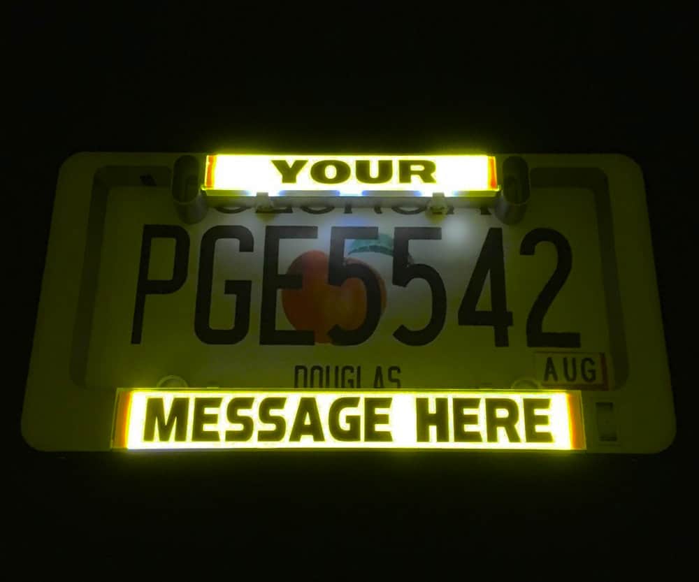 lumisign license plate light system