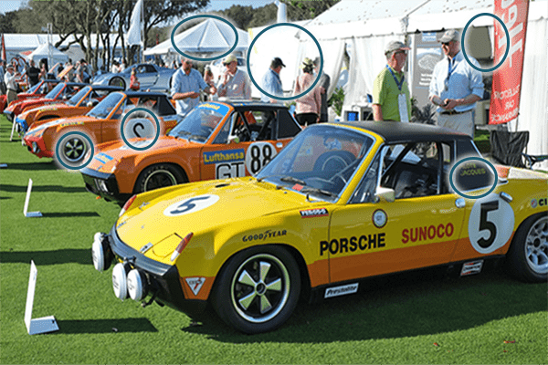Spot the Difference Answer Key: Amelia Island Concours 2015