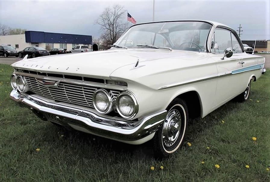 The '61 Impala is a handsomely styled hardtop