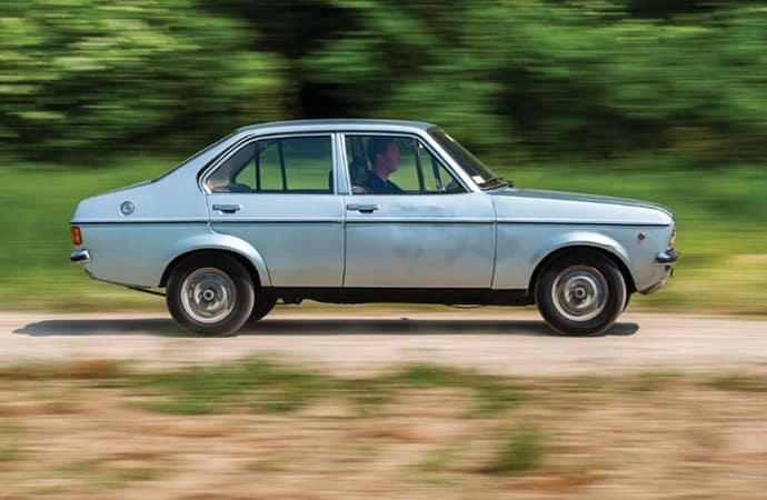 This 1976 Ford Escort 1100 GL sedan was the last car owned by Pope Saint John Paul II before he was elected to the Papacy in 1978. It will be sold at an auction over Labor Day weekend. | RM Sotheby's Photo