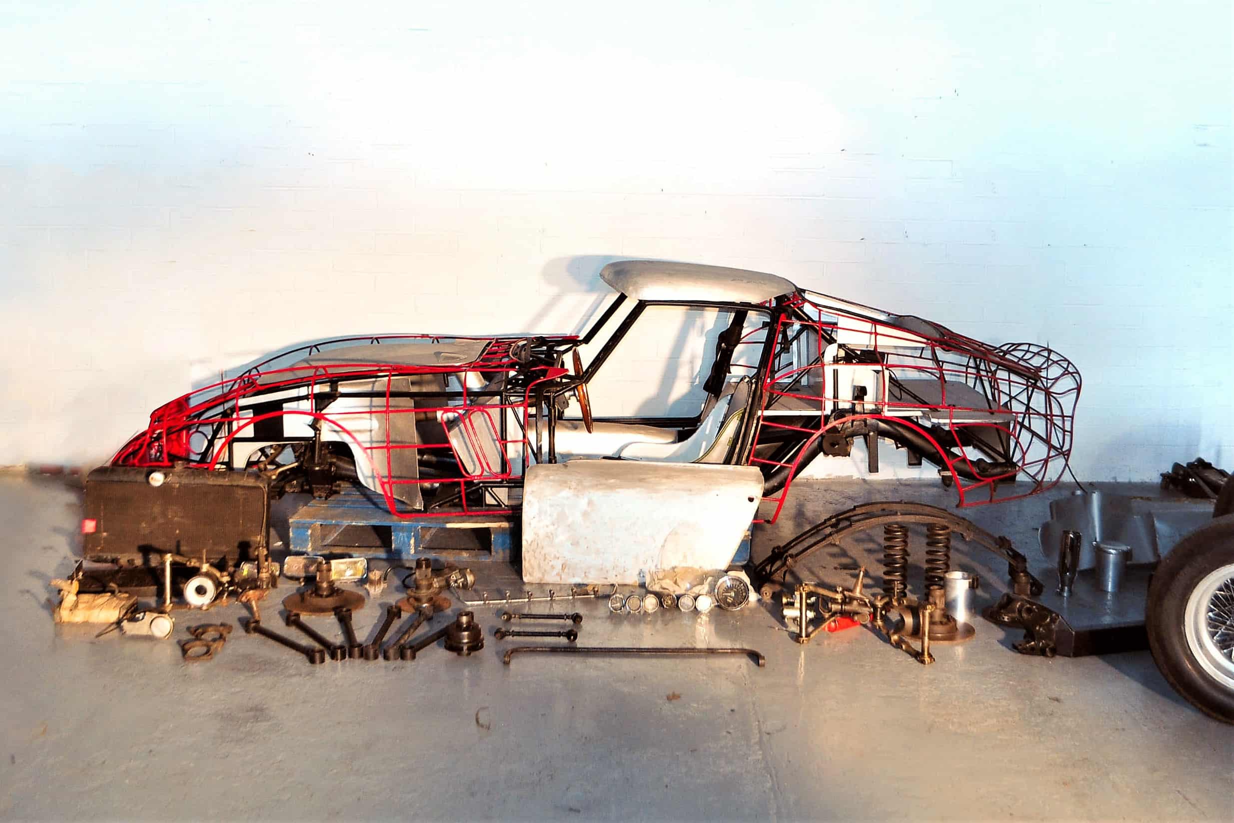 Many crucial Ferrari GTO parts are ready for the handy owner to build a complete one | Coys