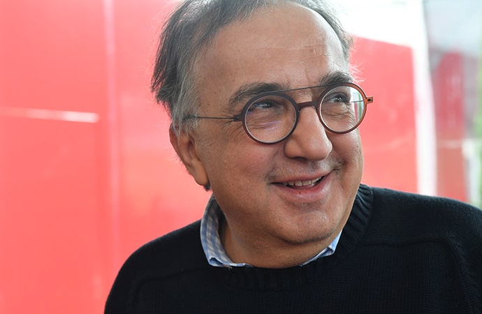 Former Fiat Chrysler Automobiles CEO and Ferrari Chairman and CEO Sergio Marchionne passed away after a recent shoulder surgery. | Twitter photo/@ScuderiaFerrari)