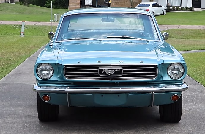 Sons surprise dad with his dream 1966 Ford Mustang