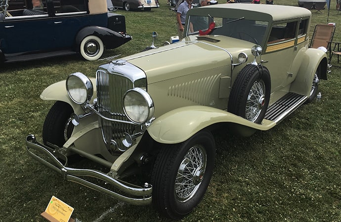 Magnificent 1932 Duesenberg J Coupe won Best of Show-Elegance at this year's Milwaukee Concours d'Elegance. | William Hall photo
