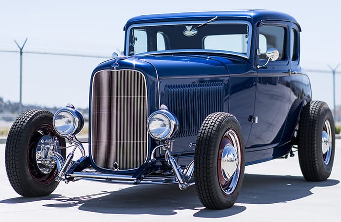 United Pacific Industries now offers a stainless steel grille insert for 1932 Ford coupes. | United Pacific Industries photo