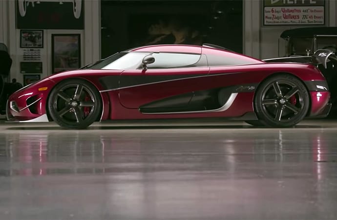 The Koenigsegg Regera is a high-tech piece of machinery, and there's probably no one on the planet better suited to explaining all of its gadgetry than the man who founded the company, Christian von Koenigsegg. He recently visited Jay Leno's Garage to talk about the Regera. | Screenshot