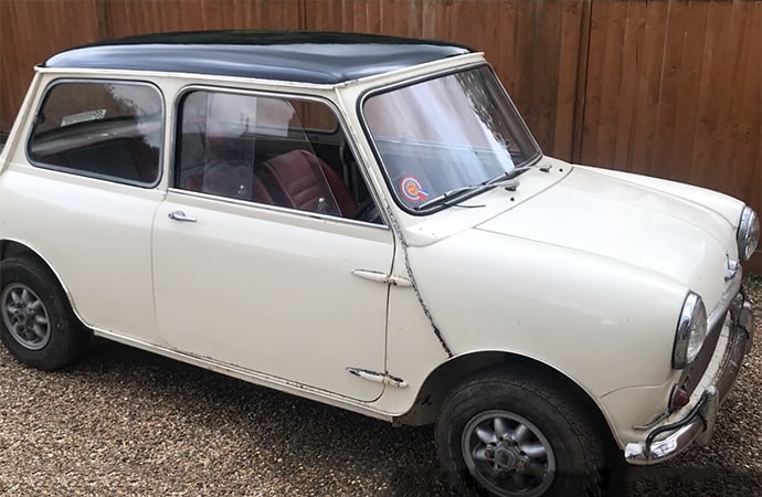 Bob Long's latest find, a 1963 Mini Cooper S Mark I, could be the oldest example of such a car in existence. | Screenshot