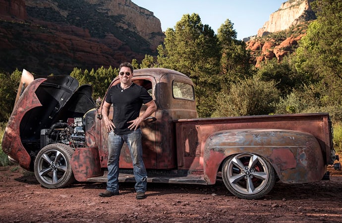 Cottonwood, Arizona designer Tim McClellan took a unique road to restomods that started in furniture, went through Ellen's Design Challenge and ended with his own garage, Cowboy Customs Speed Shop, and a second TV stint. | Tim McClellan photo