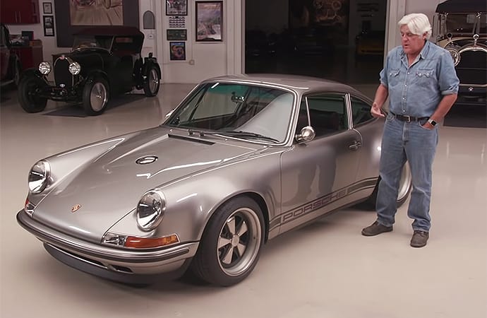 The 100th Porsche 911 customized by Singer was brought by Jay Leno's Garage. | Screenshot