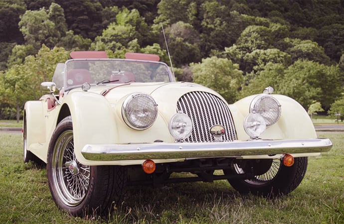 This Morris V8 roadster is one part of a first-of-its-kind lot being offered by Christie's. | The Balvenie photo