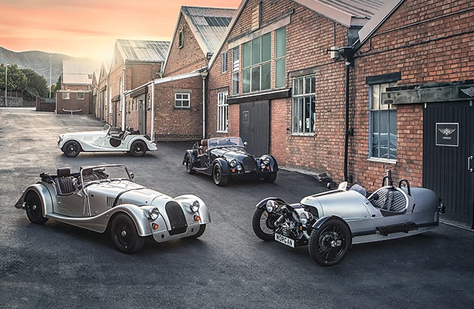 The Morgan Motor Company is releasing some special models to celebrate its 110th anniversary. | Morgan Motor Company photos