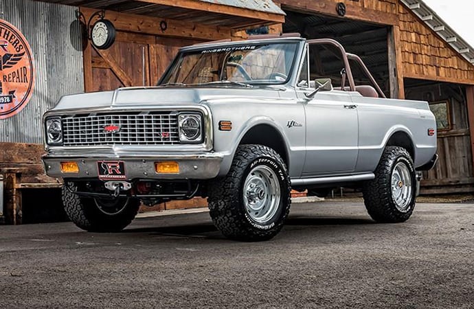 The RIngbrothers unveiled this Chevrolet K5 Blazer at the annual SEMA Show on Tuesday. | ClassicCars.com photo