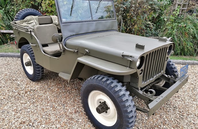 This Willys Jeep MB once owned by Steve McQueen will be on an auction block next month. | Silverstone Auctions photo