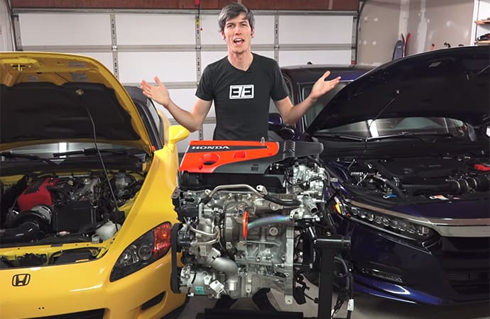 Jason Fenske shows exactly how VTEC works in the latest episode of Engineering Explained. | Screenshot
