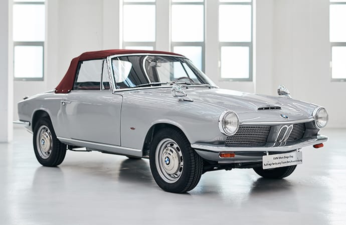The only BMW 1600 GT convertible prototype has been restored by the German marque. | BMW photos