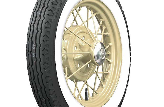 The latest from Coker Tires is this bias-look radial tire for vintage vehicles. | Coker Tire Company photos