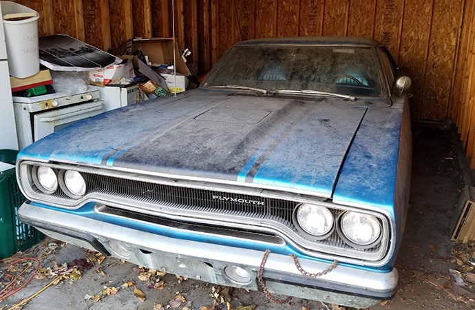 This 1970 Road Runner may be the lowest-mileage example of such a vehicle in existence. It was found by a collector in an Ohio garage. | Eric VanDamia photos