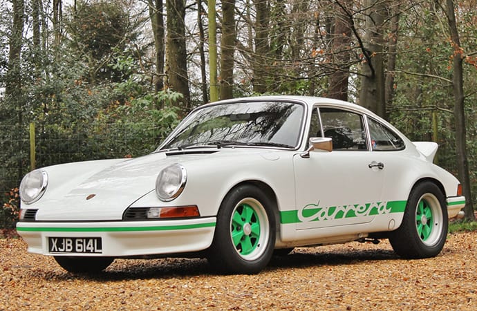 Silverstone Auctions will offer this Porsche 911 Carrera RS 2.7 at its upcoming sale. | Silverstone Auctions photos