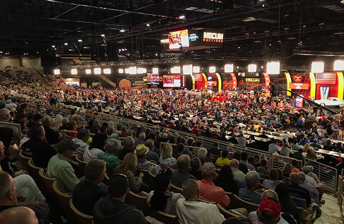 Mecum has twice expanded its inaugural Phoenix sale because demand is so high. | Mecum Auctions photo