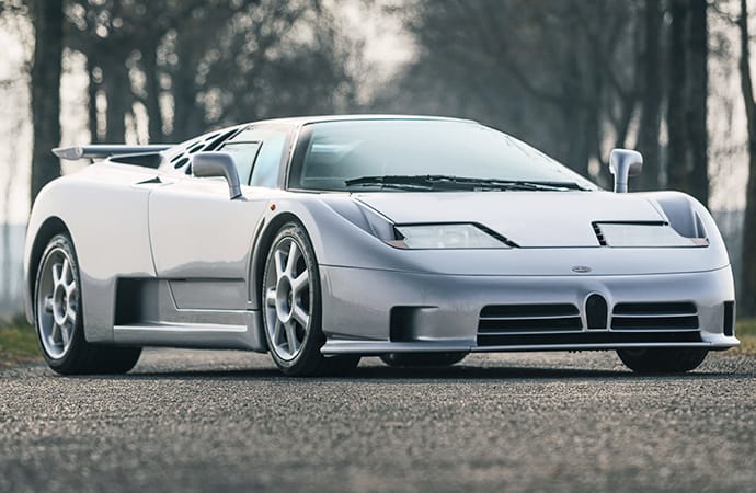 What could be the final Bugatti EB110 SS ever built is up for sale. | Girardo photos