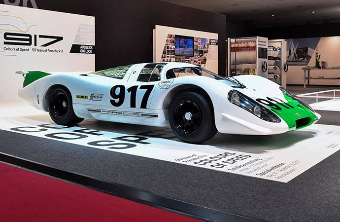 The original Porsche 917, which was never raced, has been returned to its glorious former looks. | Porsche photos