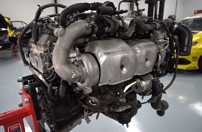 Watch this video of a 2JZ engine teardown and learn what makes the Toyota-made engine so tough. | Screenshot