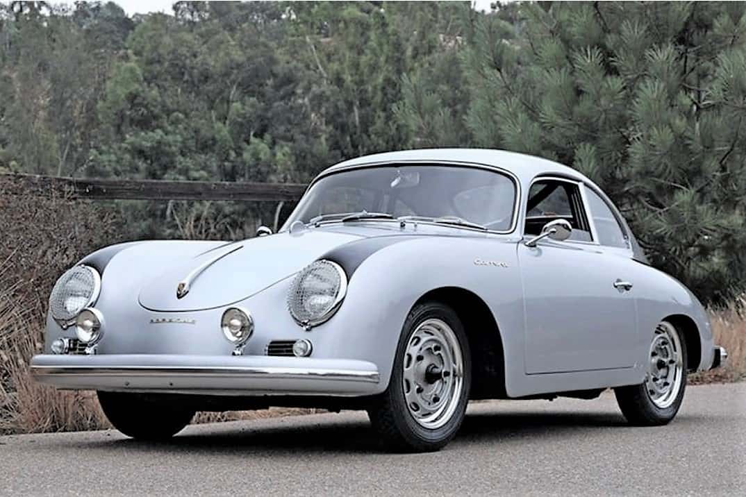 Rare, desirable 1957 Porsche 356 Carrera coupe with 4-cam power