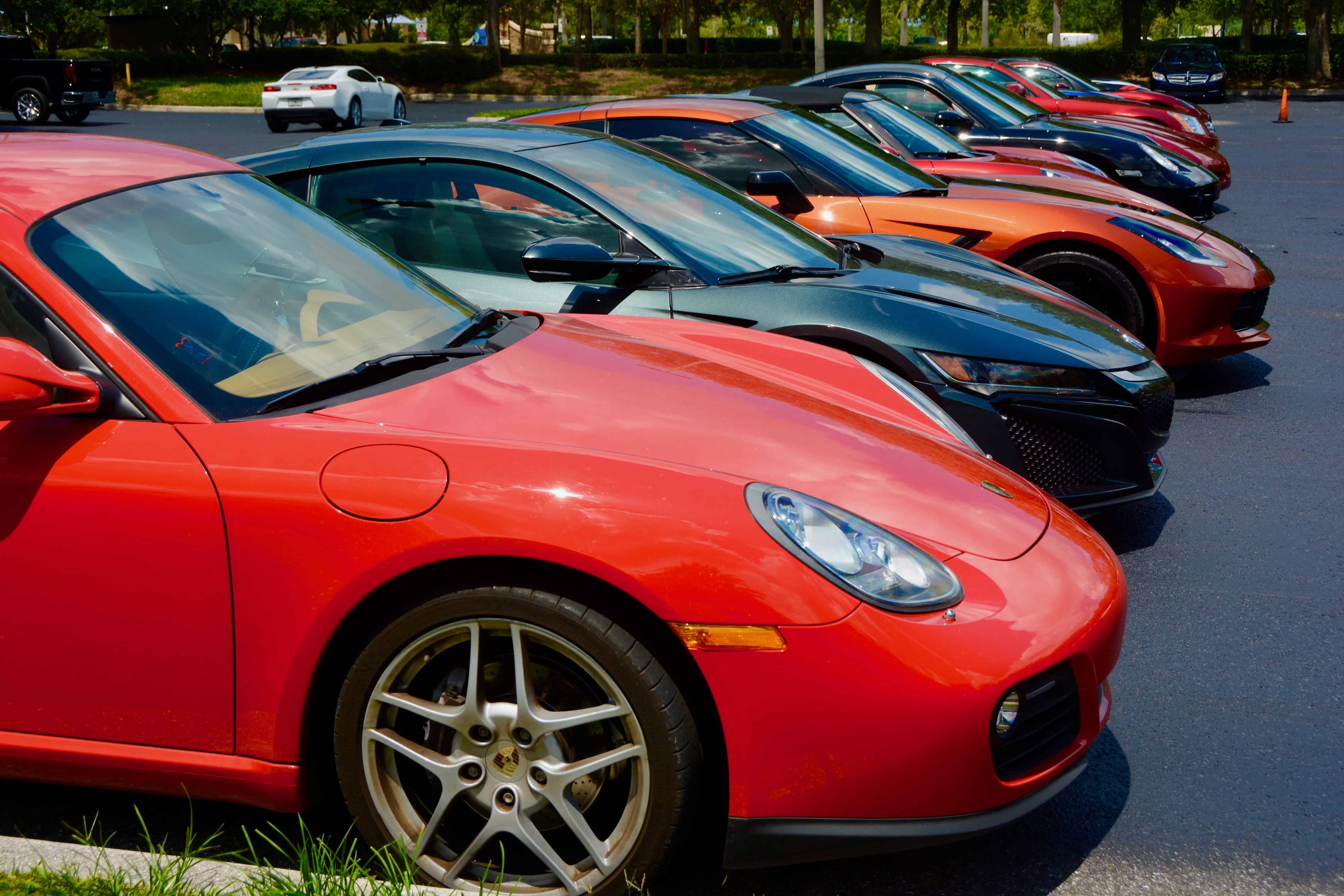 In Sarasota, Florida, it's just lunch, and for car guys only