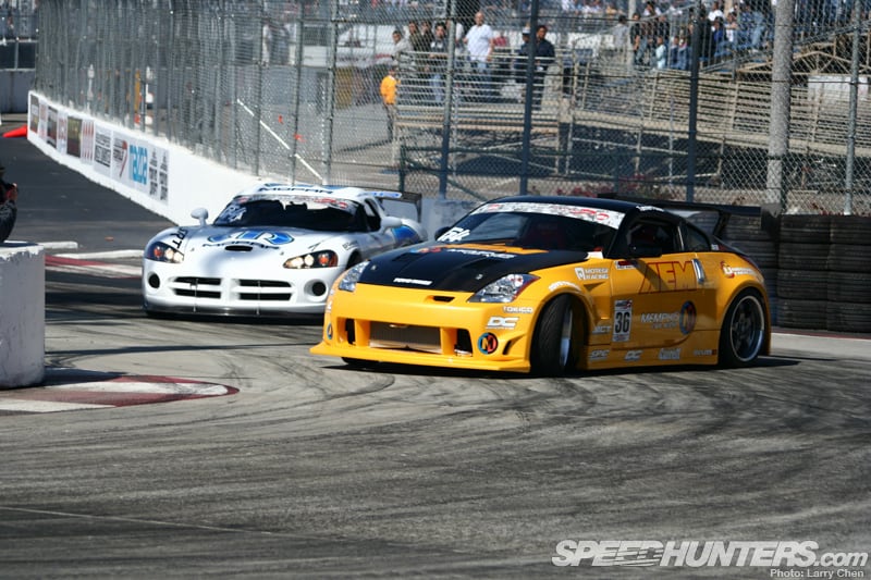 Tanner Foust at Formula Drifts round in Long Beach, CA | Speedhunters Larry Chen photo