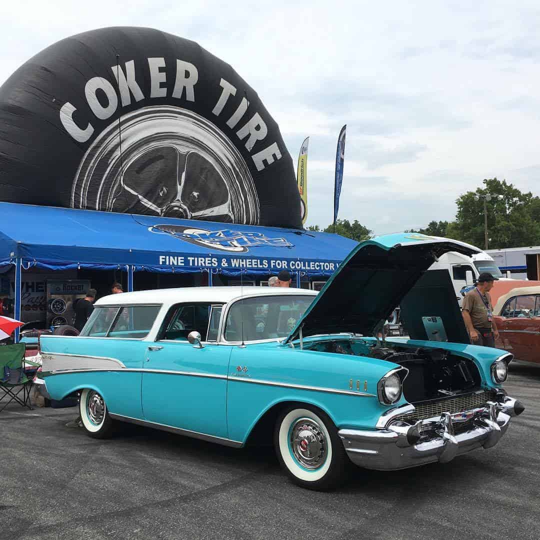 Coker tire displays the right tire on the right car