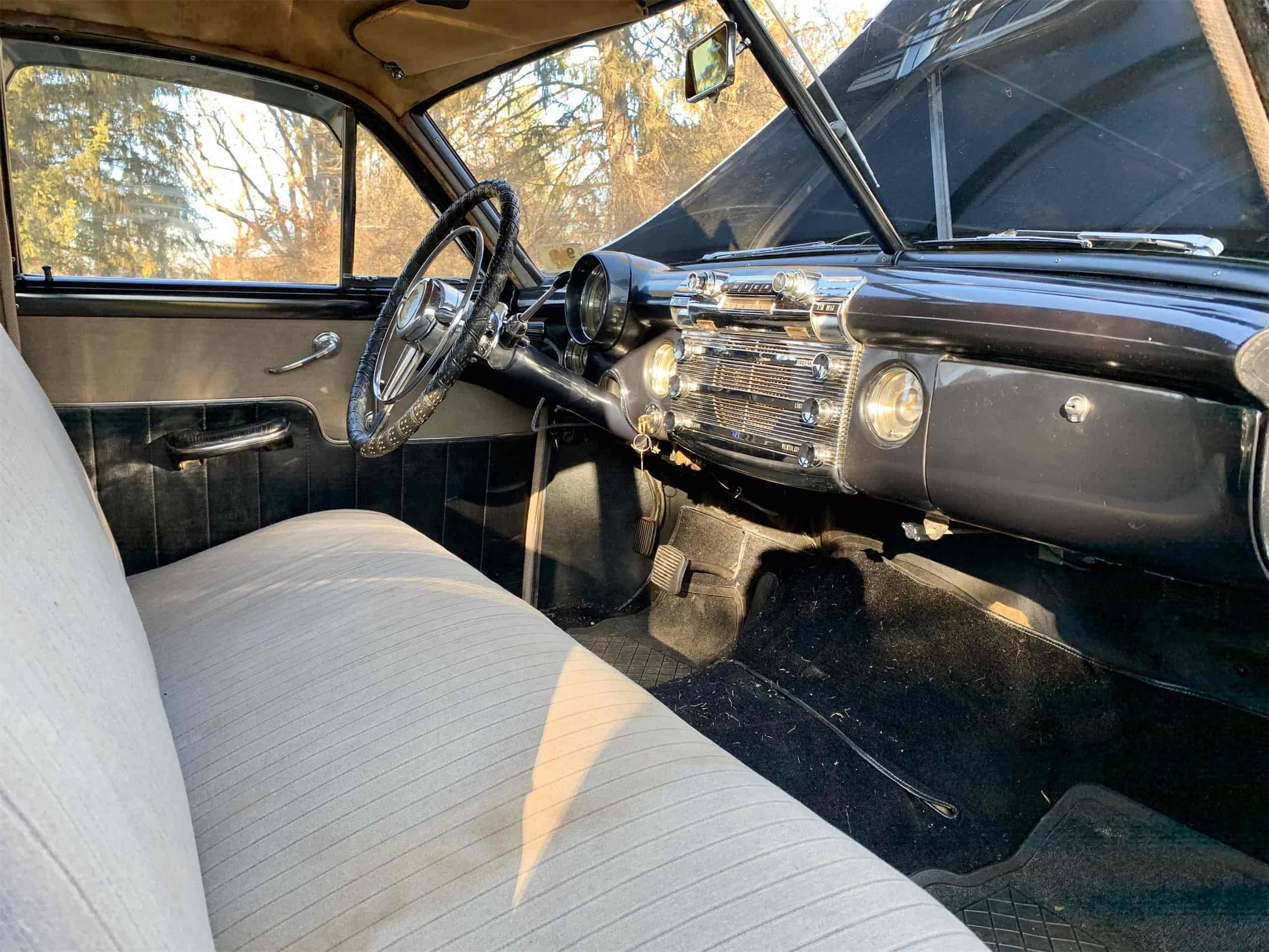 1950 buick interior