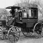 Vor 125 Jahren: erster Omnibus mit Verbrennungsmotor von Benz  &  Cie.125 years ago: First bus with combustion engine from Benz  &  Cie.