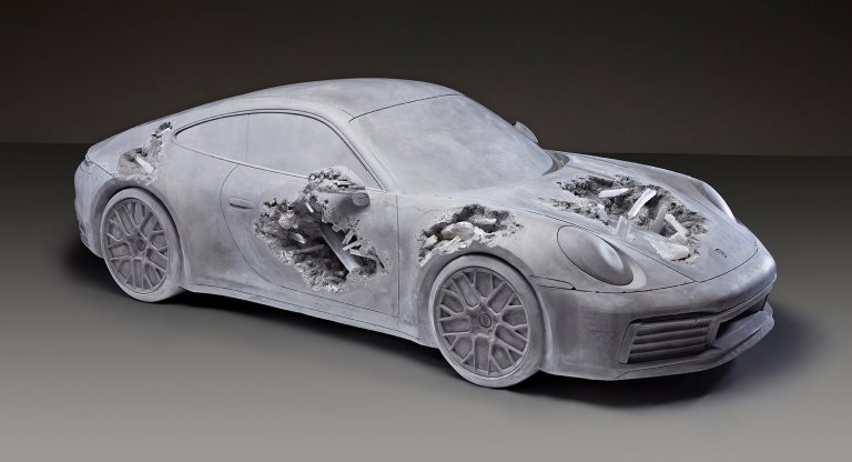 ‘Eroded Porsche’ unveils in Hong Kong