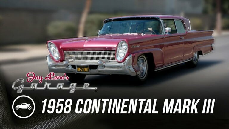 Jay Leno goes land yachting in a 1958 Continental Mark III