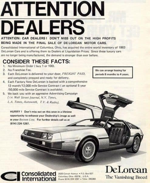John DeLorean, DeLorean—A Stainless Comeback, ClassicCars.com Journal