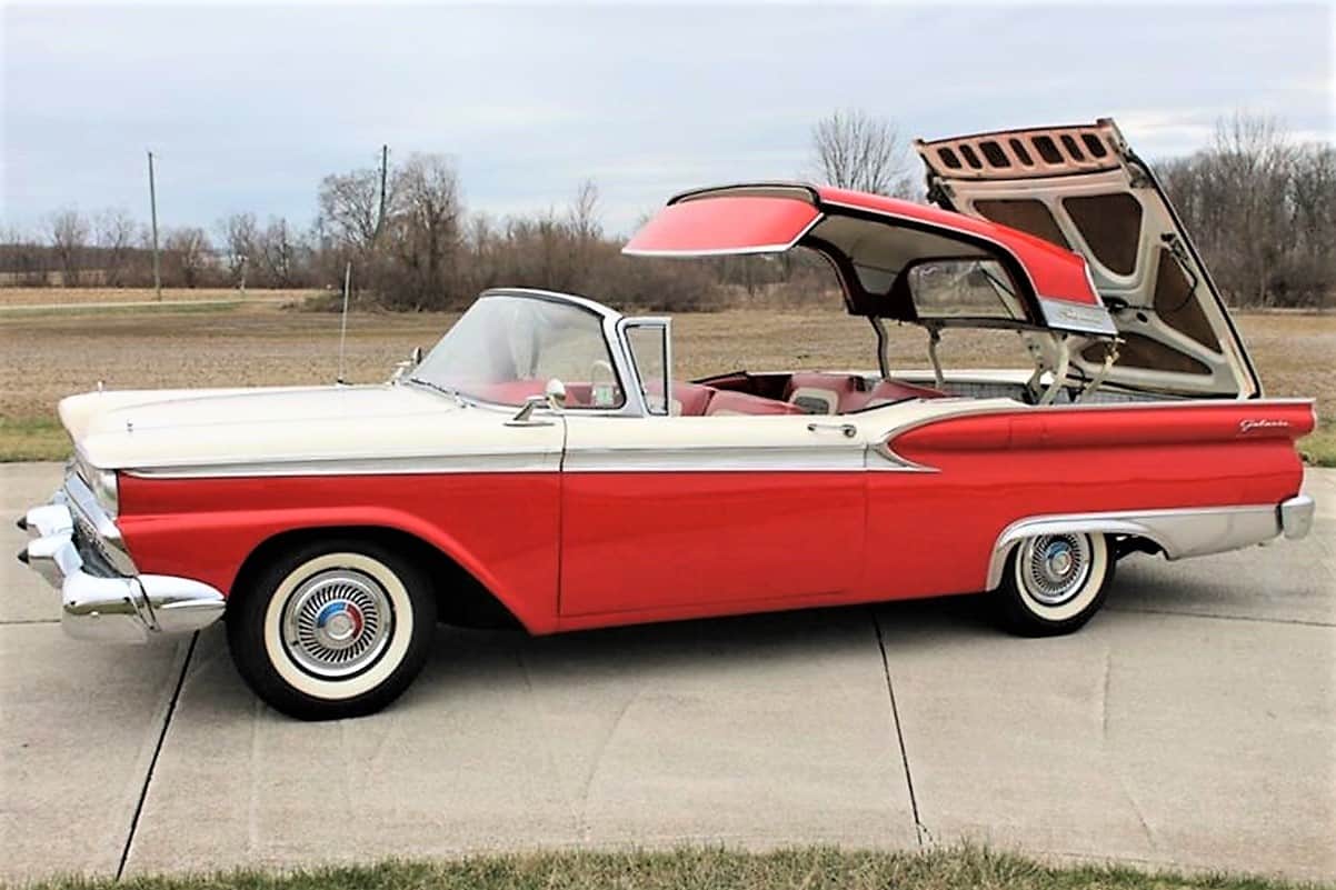 Pick of the Day: 1959 Ford Galaxie Skyliner hardtop convertible