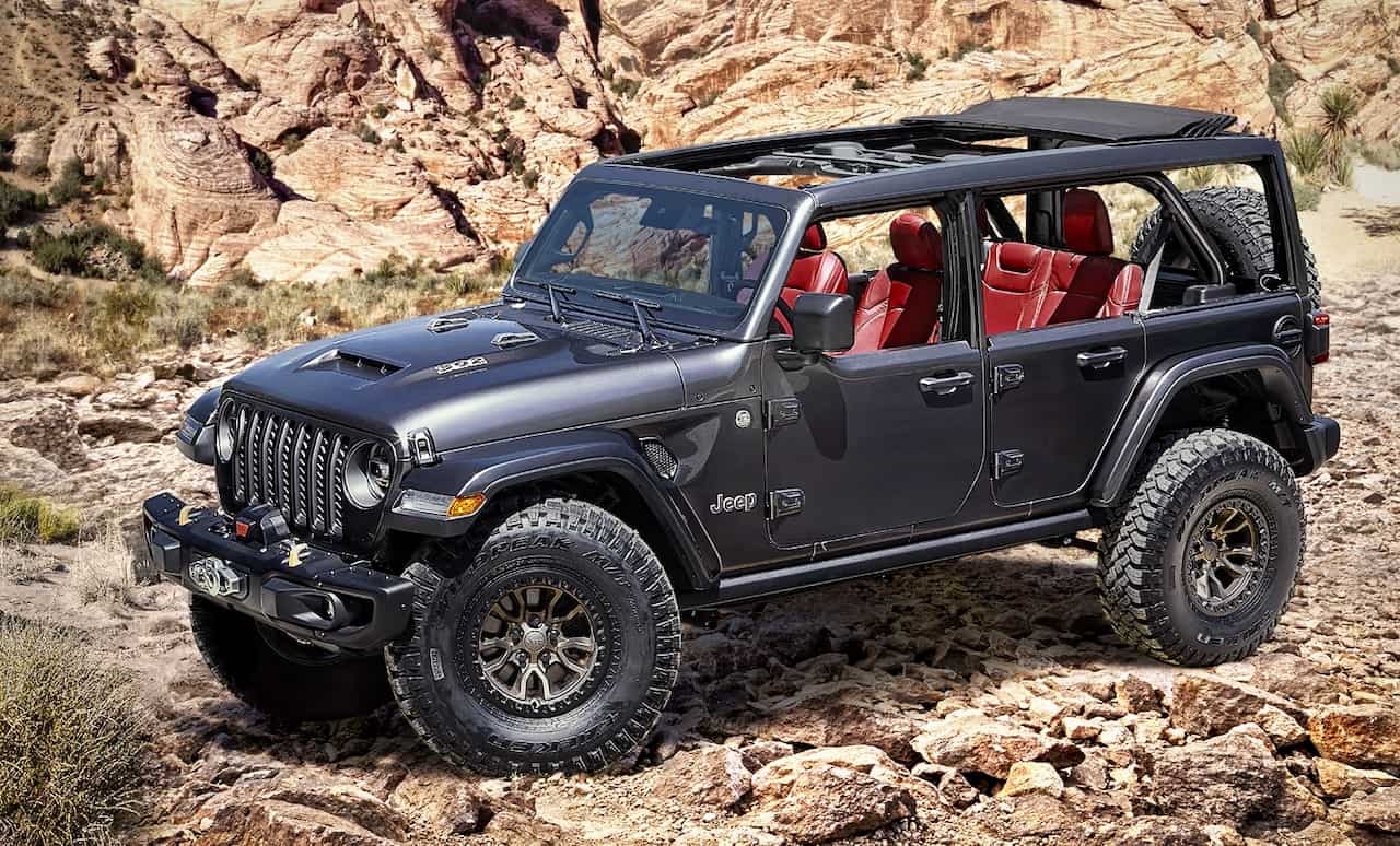 Jeep unveils V8-powered Wrangler Rubicon concept