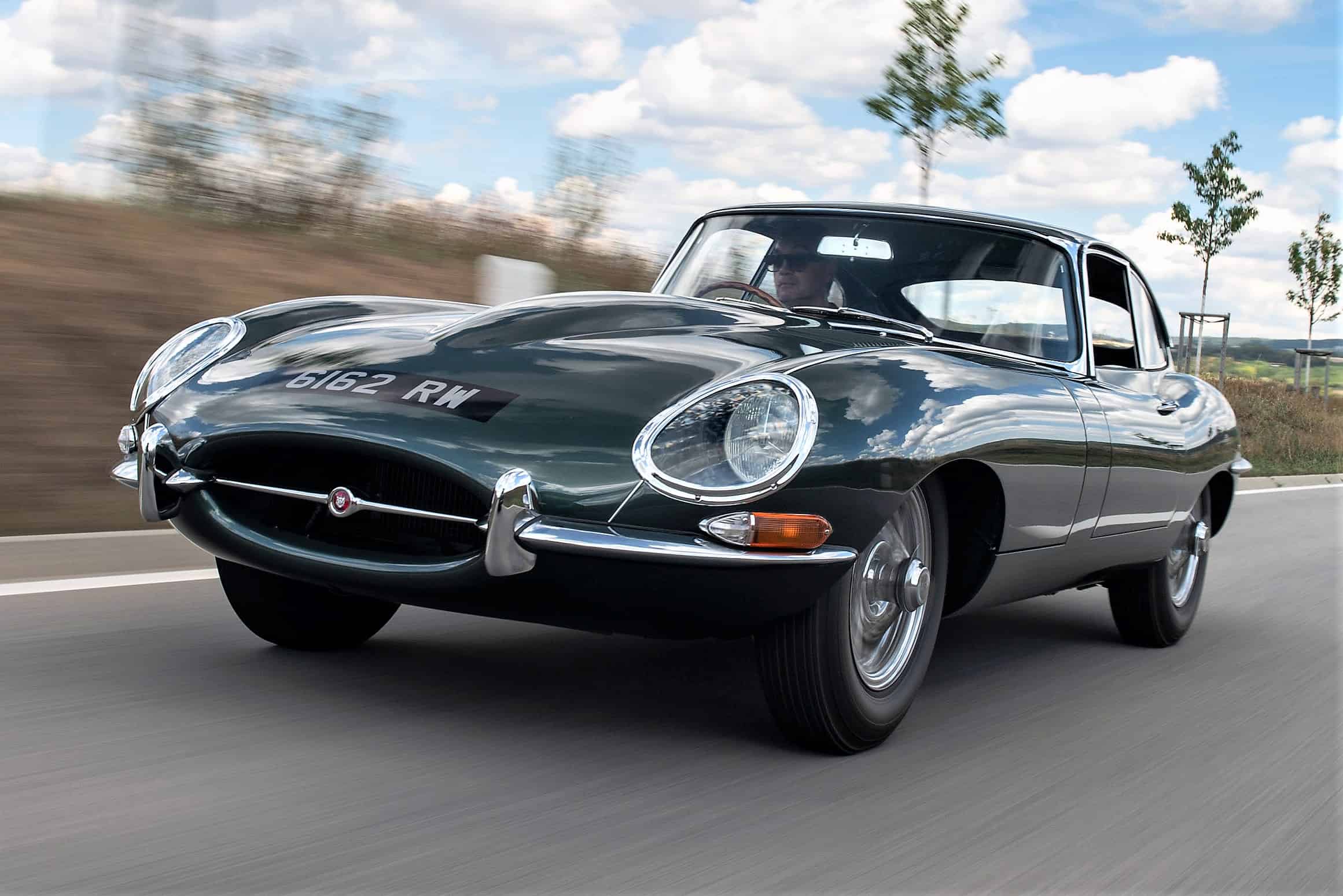 Historic 1961 Jaguar Etype readied for RM Sotheby’s auction in London