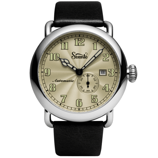 Watch this: Szanto’s Automatic Officer’s Classic Round watch