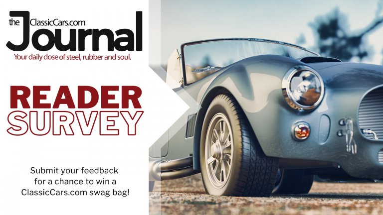 Submit your feedback survey for a chance to win a ClassicCars.com swag bag!