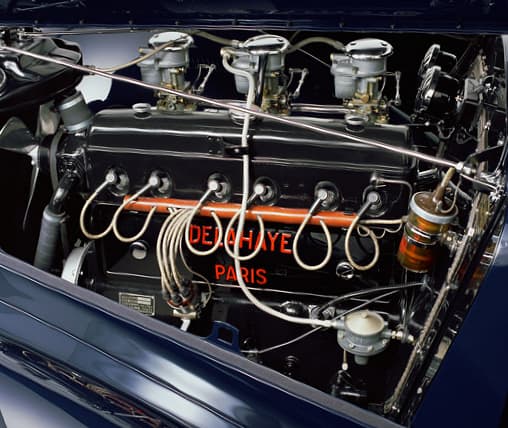 1936 Delahaye 135 Competition engine