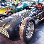 Pic by Samantha Cook aphy 05March15.  Opening of two motor sport displays; Grand Prix Greats and Road, Race and Rally, collectively known as A Chequered History.
