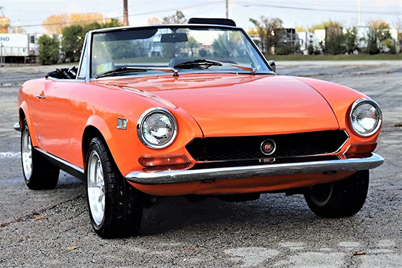 Choose Of The Day 1972 Fiat 124 Spider Basic Sports Activities Automotive From Italy