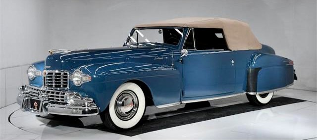 Continental, Pick of the Day: Vintage Lincoln Continental cabriolet in Grotto blue, ClassicCars.com Journal