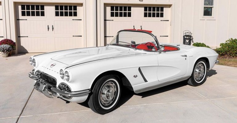Ermine White 1962 Chevy Corvette Pops Up For Sale In Alabama